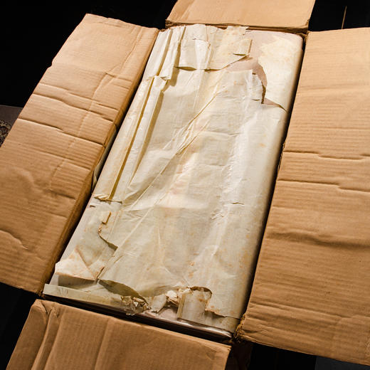 80年代“鸡球牌”五尺净皮老宣纸（一刀） 商品图1