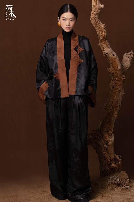 荷木HEMU丨莨绣·宽腿裤 商品图1