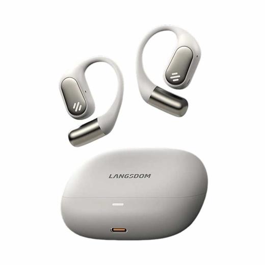 兰士顿耳机 TE09米白 开放式运动耳机 商品图0