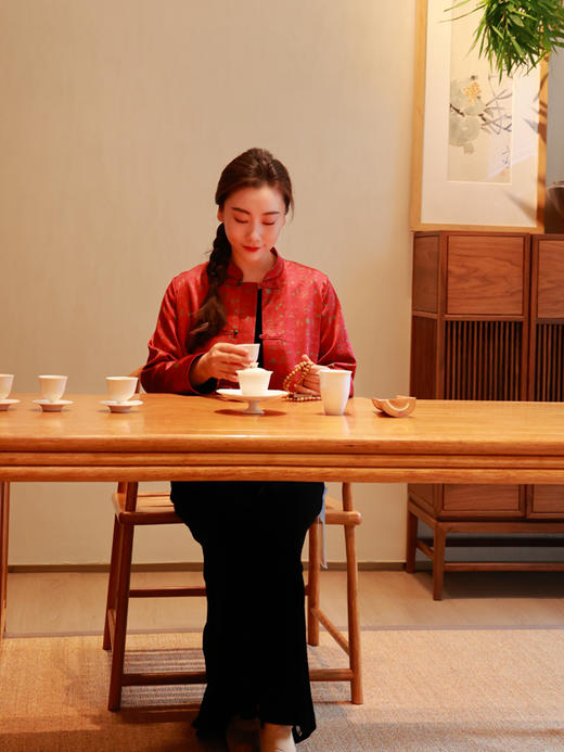 【抖音专属】岁囍·中式小衫（23810469-岁囍) 商品图2