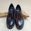 【七夕礼】西村名物2025年秋季新款商务正装男士压花潮鞋男鞋X15CV31271 商品缩略图0