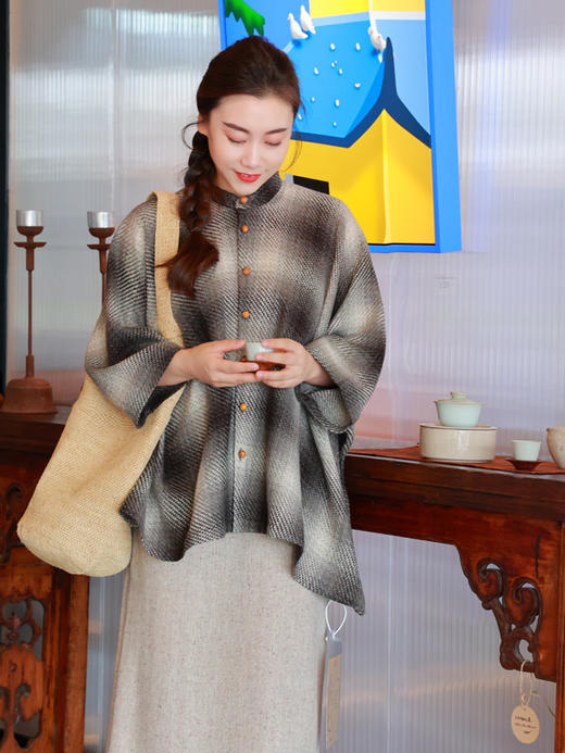 【抖音专属】时谷·新中式衬衣（25810066时谷） 商品图3