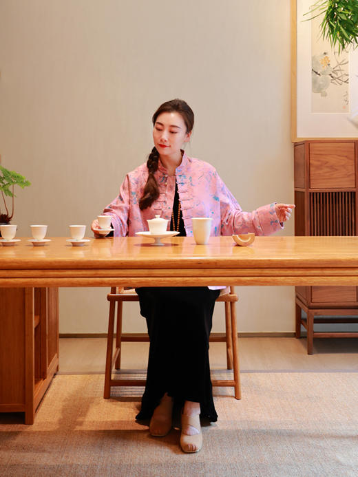 【2026东衣作】新中式外套（25705176华桃） 商品图4