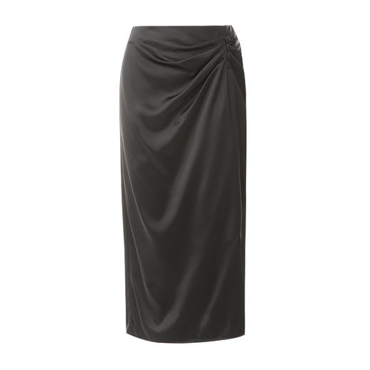 EITIE爱特爱夏季新款气质高级感提褶高腰显瘦半身裙7806503 商品图11