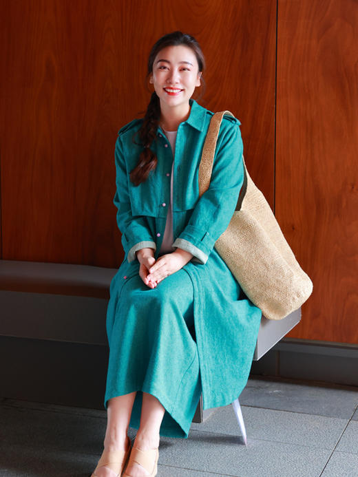 【2026东衣作】琉璃·风衣（20805107法翠） 商品图3