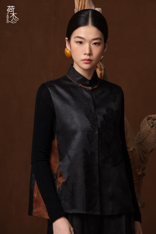 荷木HEMU丨莨绣·马甲 商品图3