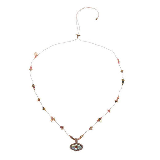 北京仓｜ROOM SERVICE-IRIS-拉长石 眼睛形 吊坠 项链［法国设计师］ 商品图4