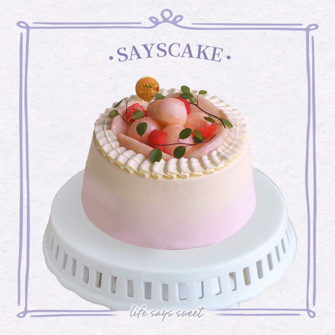 【预定】粉夏香草蜜桃戚风 Vanilla Peach Chiffon