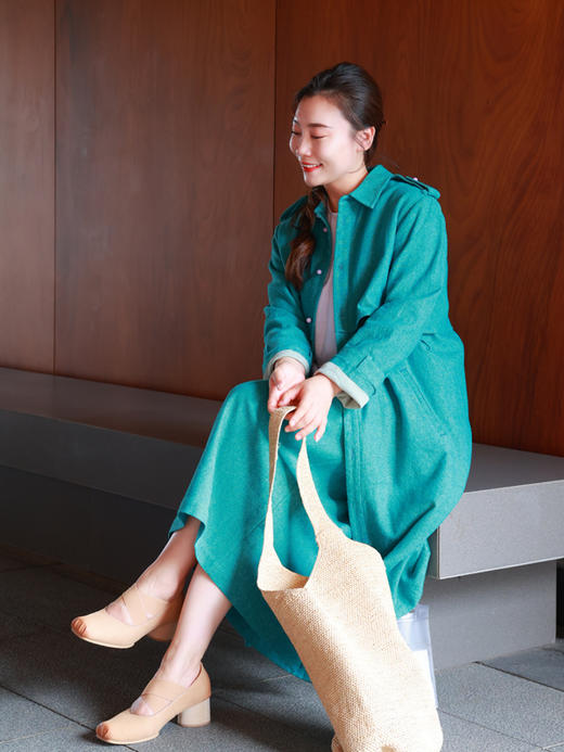 【2026东衣作】琉璃·风衣（20805107法翠） 商品图4