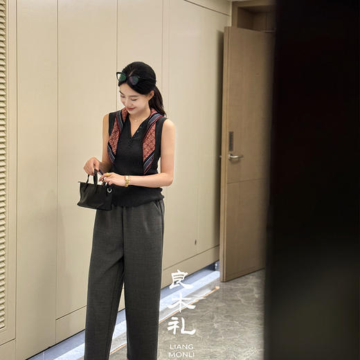 良木礼羊毛面料裤（Q258378） 商品图0