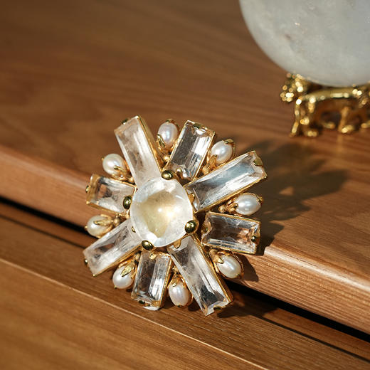 北京仓｜Goossens Paris-Baguette-天然水晶 巴洛克珍珠 胸针 吊坠（两种戴法）［法国设计师］ 商品图2