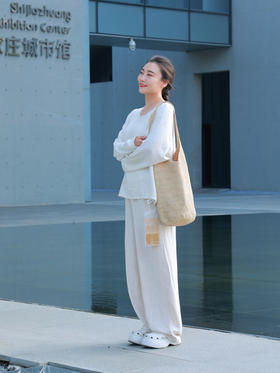 【抖音专属】阔腿裤（24709717-玉色）