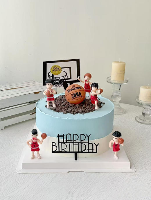 篮球少年 生日蛋糕（百分百进口动物奶油） 商品图0