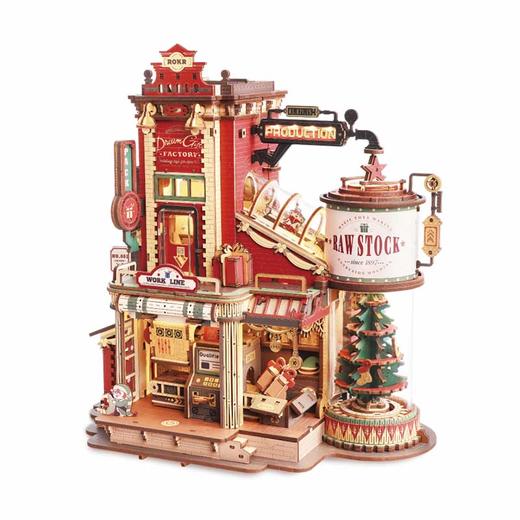 G-礼物工厂若客拼装积木DIY手工木质生日创意摆件 商品图0