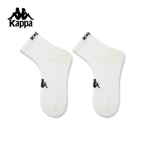 Kappa休闲袜子男袜2025新款运动舒适袜情侣款长袜女袜K0FZ8WE15 商品图1