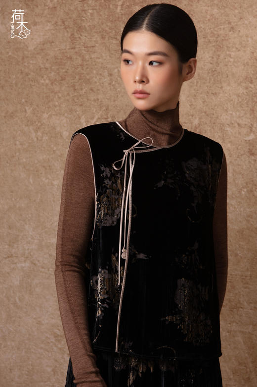 荷木HEMU丨花漫·马甲 商品图3