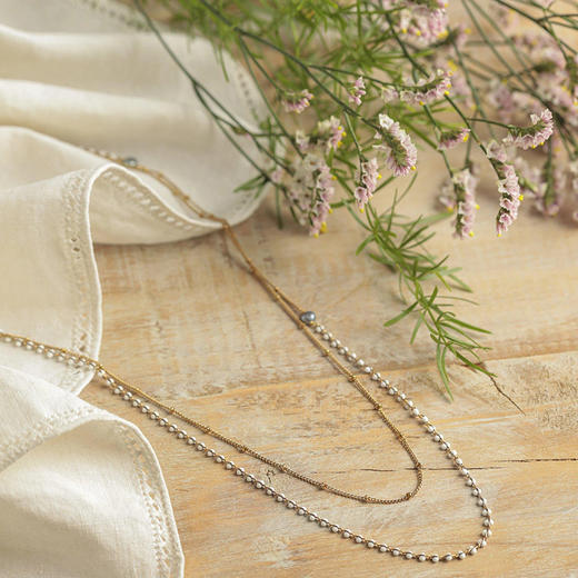 订购8周到｜TATABORELLO-ANNE-双层 串珠 长项链［意大利设计师］ 商品图1