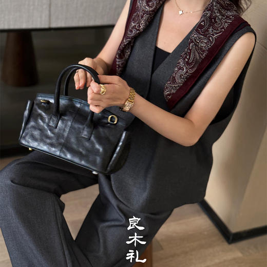 【预售7天，不退不换】良木礼牛皮包包（Q258427） 商品图2