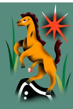 啲叻丨退休的战马（k3版画） 商品图0