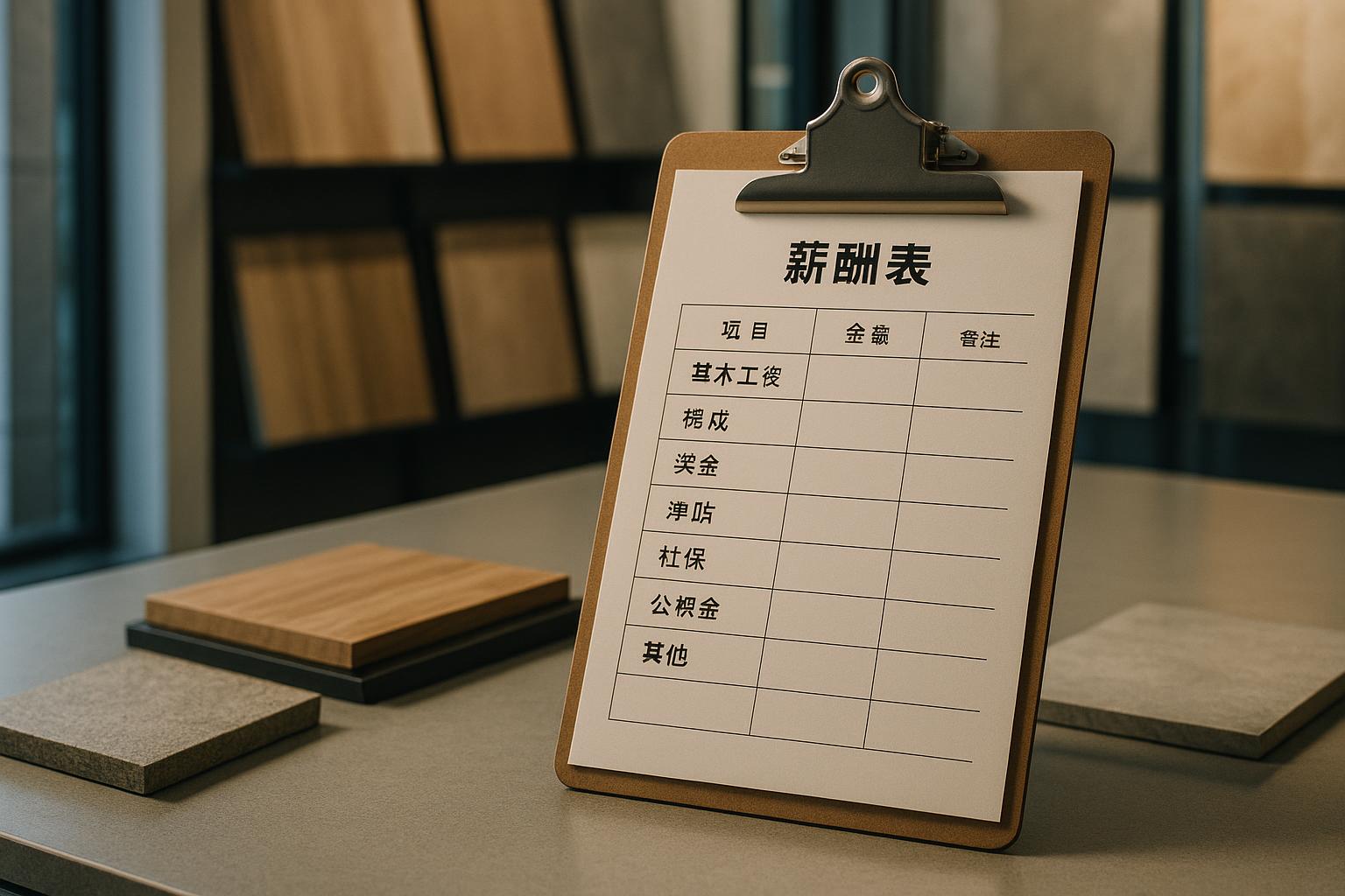建材销售的工资主要包括哪些部分？