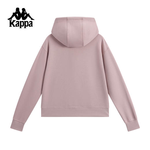 Kappa运动卫衣女2025新款秋季圆领套头衫刺绣针织上衣K0F82MT80 商品图1