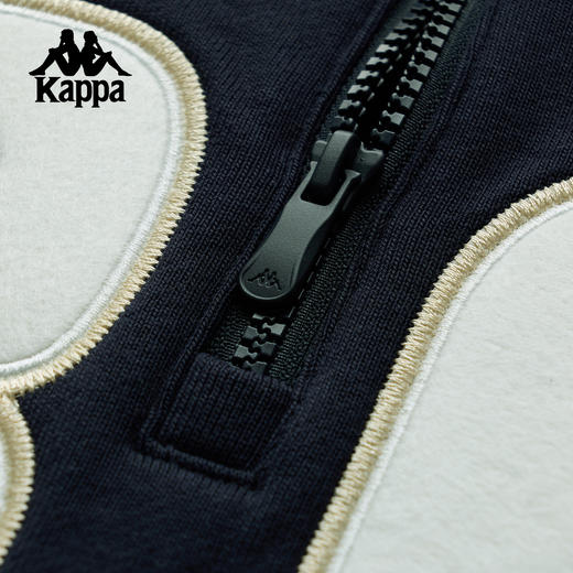 Kappa运动卫衣男2025新款秋季宽松休闲针织套头衫女士K0FY2WT10 商品图3