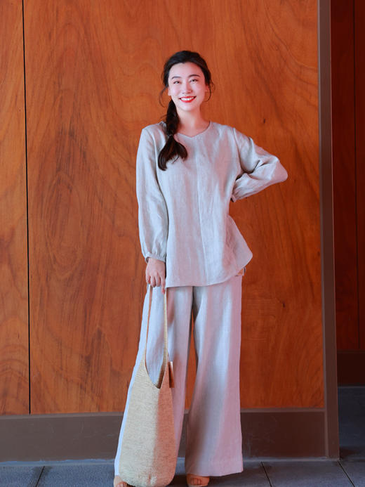 【抖音专属】朝露·阔腿裤（24709615露色） 商品图0