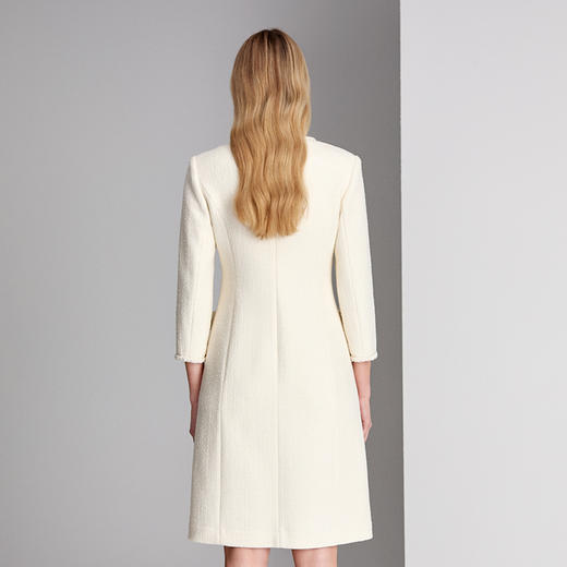 EITIE爱特爱小香风A 型浪漫雅致羊毛连衣裙8407107 商品图4