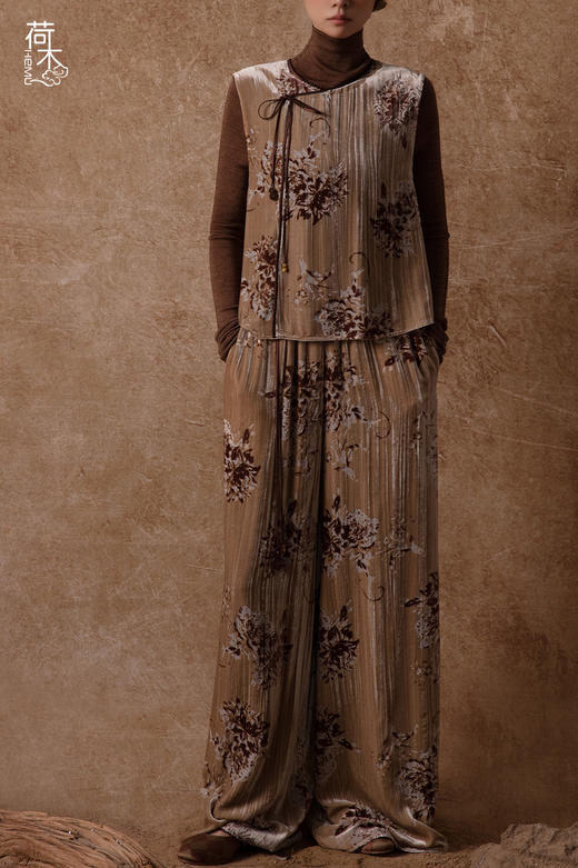 荷木HEMU丨花漫·马甲 商品图2