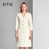 EITIE爱特爱小香风A 型浪漫雅致羊毛连衣裙8407107 商品缩略图0