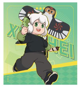 罗小黑战记 上海快闪限定 色纸 国谷 商品图0