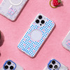 【绒绒幻想】甜心格纹相框 泡泡骚 x Monchhichi联名系列 POPCASE手机壳 MagSafe Popcase磁吸款 蓝色 格纹 蒙奇奇 商品缩略图1