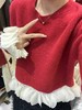 【孤品捡漏】G141红色花瓣针织毛衣-喜出 商品缩略图2