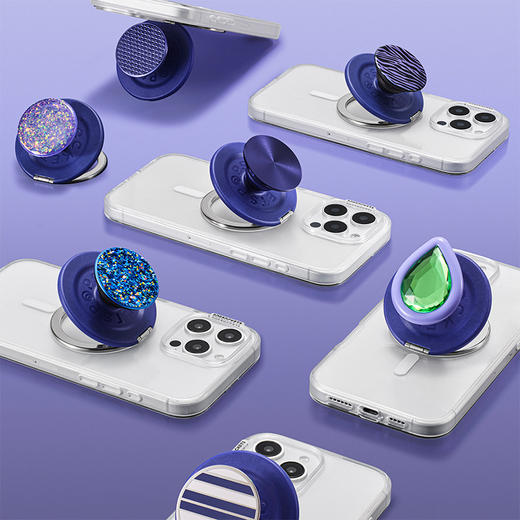 【站立MagSafe®手机支架】宇宙蓝·MagSafe站立啪嗒 MAGSAFE磁吸手机气囊支架 Kick-Out 站立啪嗒 蓝色 商品图1