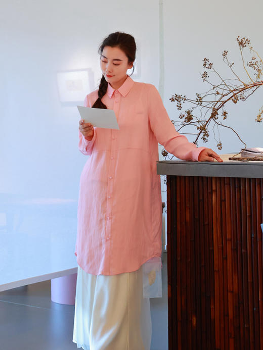 【2026东衣作】衬衫（22810078合欢-结缘款） 商品图3