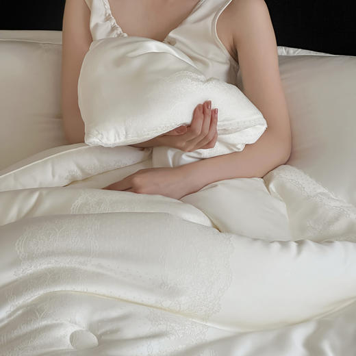 【换季出清】自然醒天丝棉大提花系列-80至臻大豆被TD 商品图6