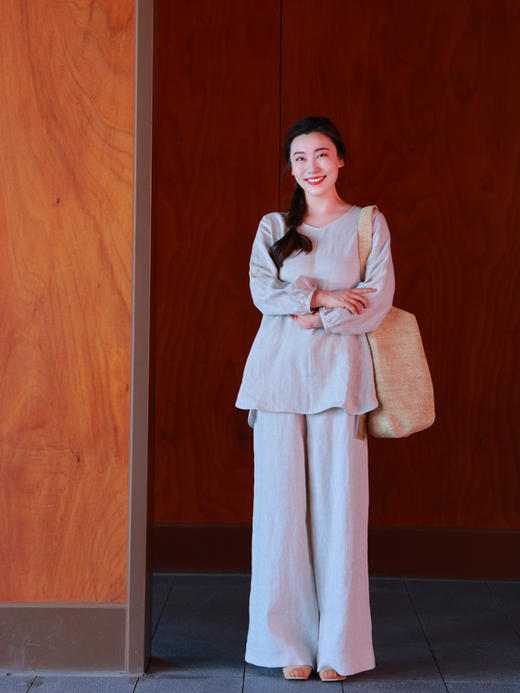 【抖音专属】朝露·阔腿裤（24709615露色） 商品图1