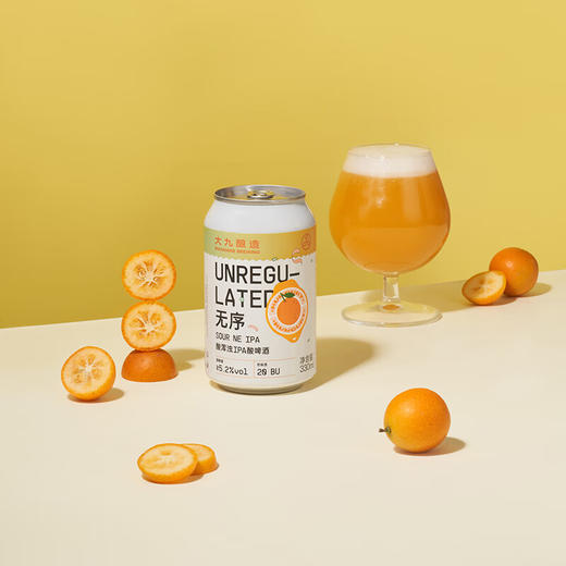 【冷库储存】 大九无序酸浑浊IPA啤酒 5.2%vol 330ml 商品图2