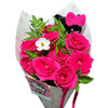 【爱在七夕】新鲜鲜花凯蒂猫粉玫花束 11朵弗洛伊德玫瑰+配草 鲜花花束（可备注送货时间） 商品缩略图0