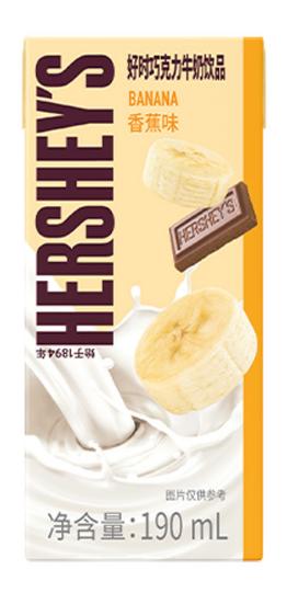 好时 巧克力牛奶饮品-香蕉味190ml허쉬 바나나릿드링크190ml 商品图0