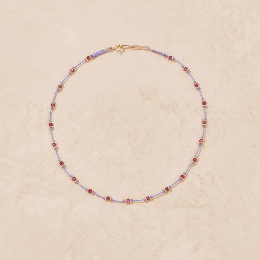 订购8周到｜Tityaravy-LOTUS-拉克希米之心 粉色红宝石 短项链［法国设计师］ 商品图0