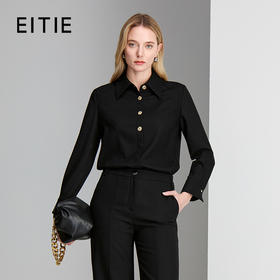 EITIE爱特爱直筒宽松版型通勤时尚衬衣8409104