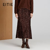 EITIE爱特爱经典丝绒珠片绣花鱼尾半身裙8406101 商品缩略图0