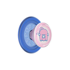 【绒绒幻想】倒立看世界·MagSafe圆啪嗒 泡泡骚 x Monchhichi联名系列 磁吸手机气囊支架圆啪嗒系列 粉色 蒙奇奇