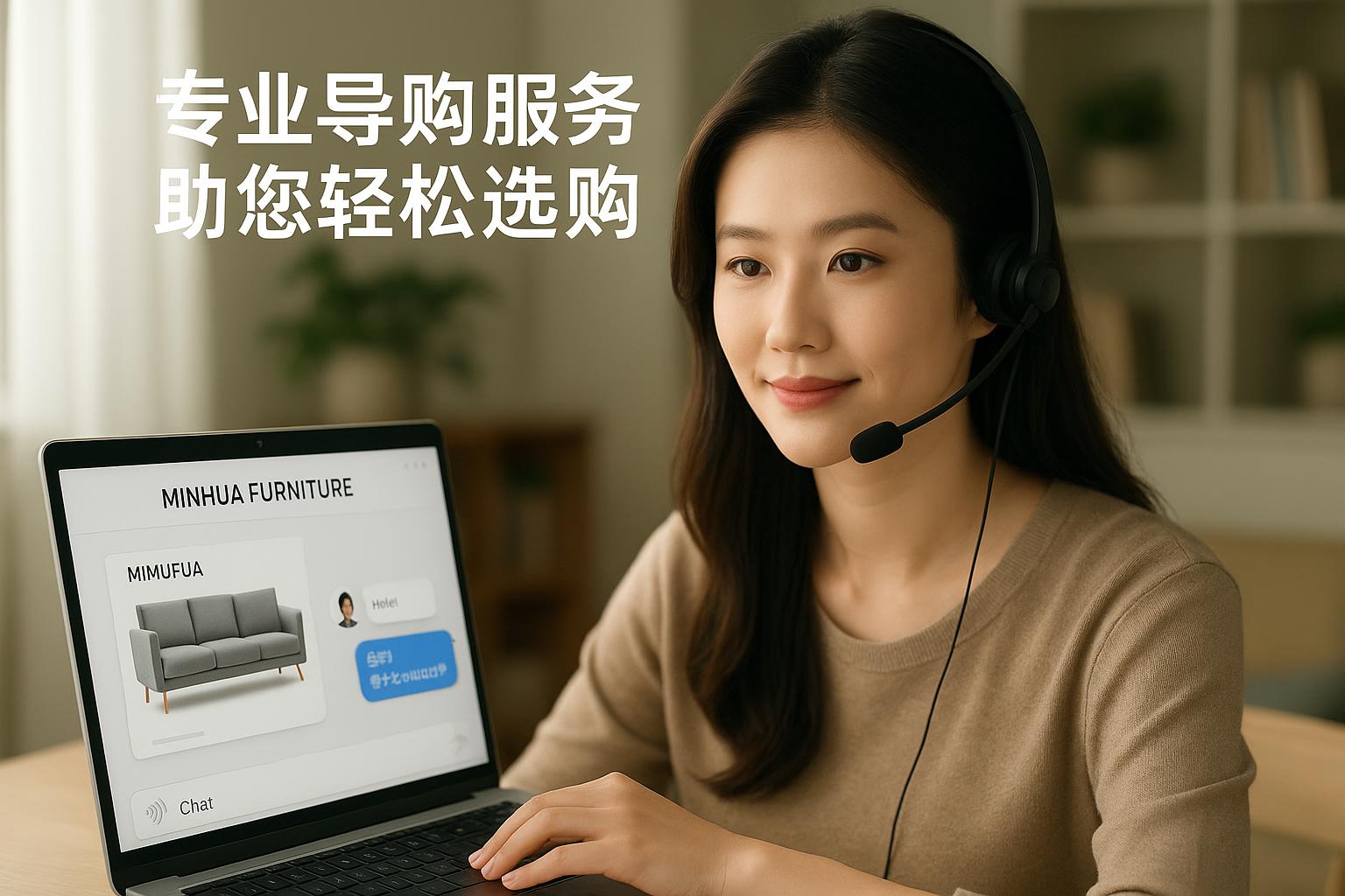 敏华家具电商导购服务是否专业？