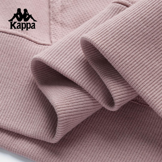 Kappa运动卫衣女2025新款秋季圆领套头衫刺绣针织上衣K0F82MT80 商品图4