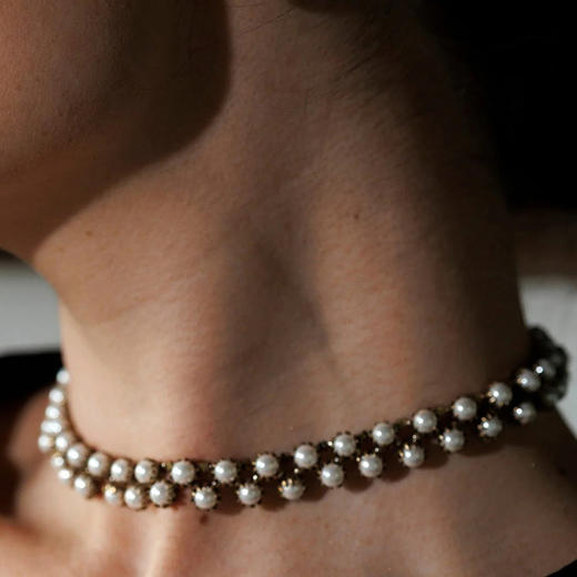 订购10周到｜TATABORELLO-MACRAME-玻璃珍珠 项链［意大利设计师］ 商品图0