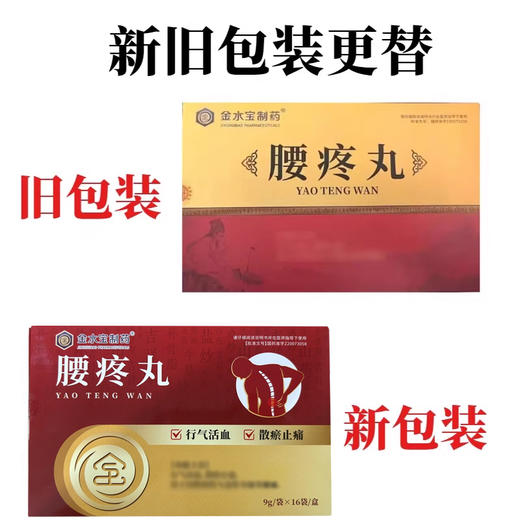 金水宝制药 腰疼丸 9g*16袋/盒 商品图2