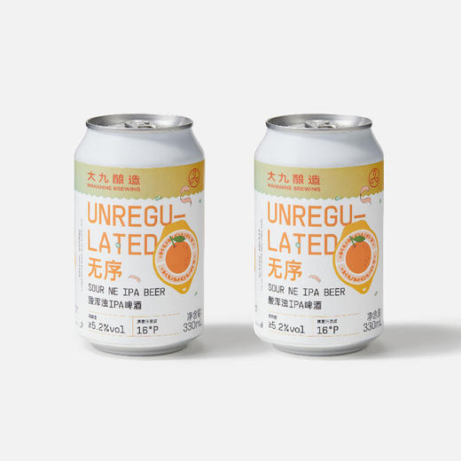 【冷库储存】 大九无序酸浑浊IPA啤酒 5.2%vol 330ml 商品图1