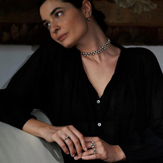 订购10周到｜TATABORELLO-MACRAME-玻璃珍珠 项链［意大利设计师］ 商品图3